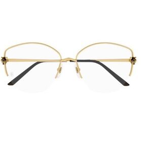 Elegant Gold Rimless Glasses